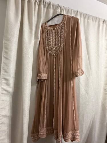 Beige pearl embroidered - beige,